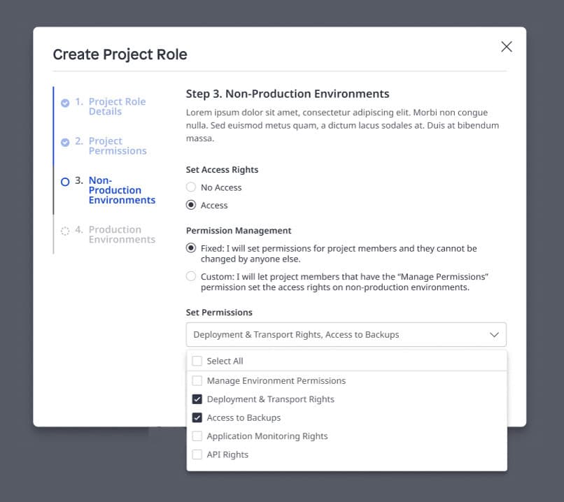 Rôle du projet d'autorisations cloud Mendix