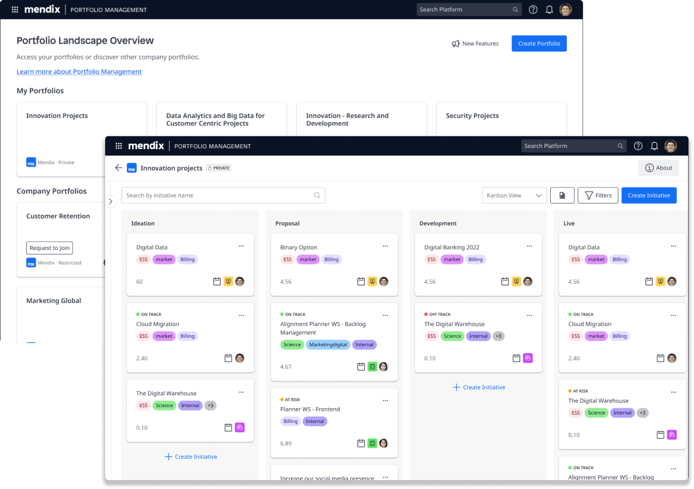 Portfolio Management | Mendix