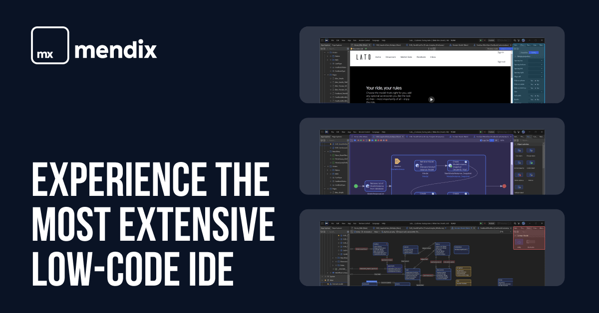 Mendix Studio Pro 低代码 IDE | Mendix